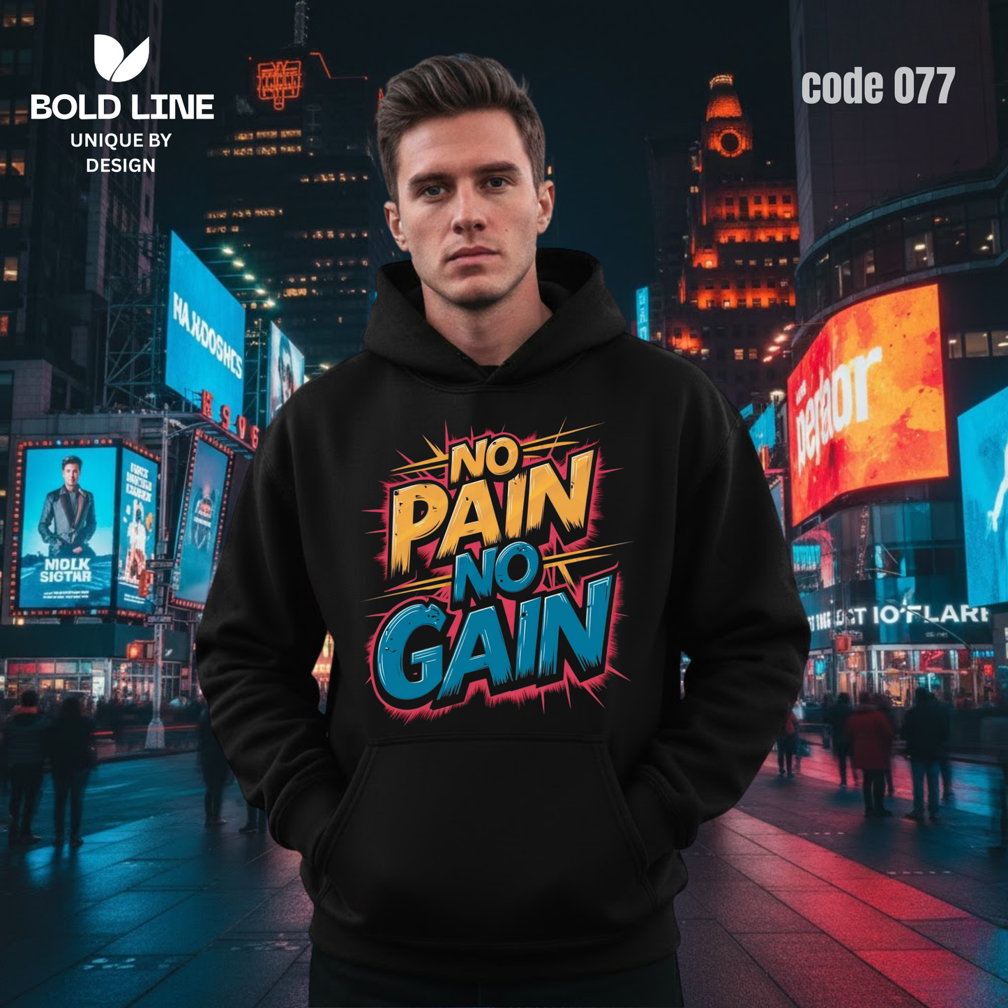 Hoodie Model 77 | Regular Fit – Premium Winter Edition