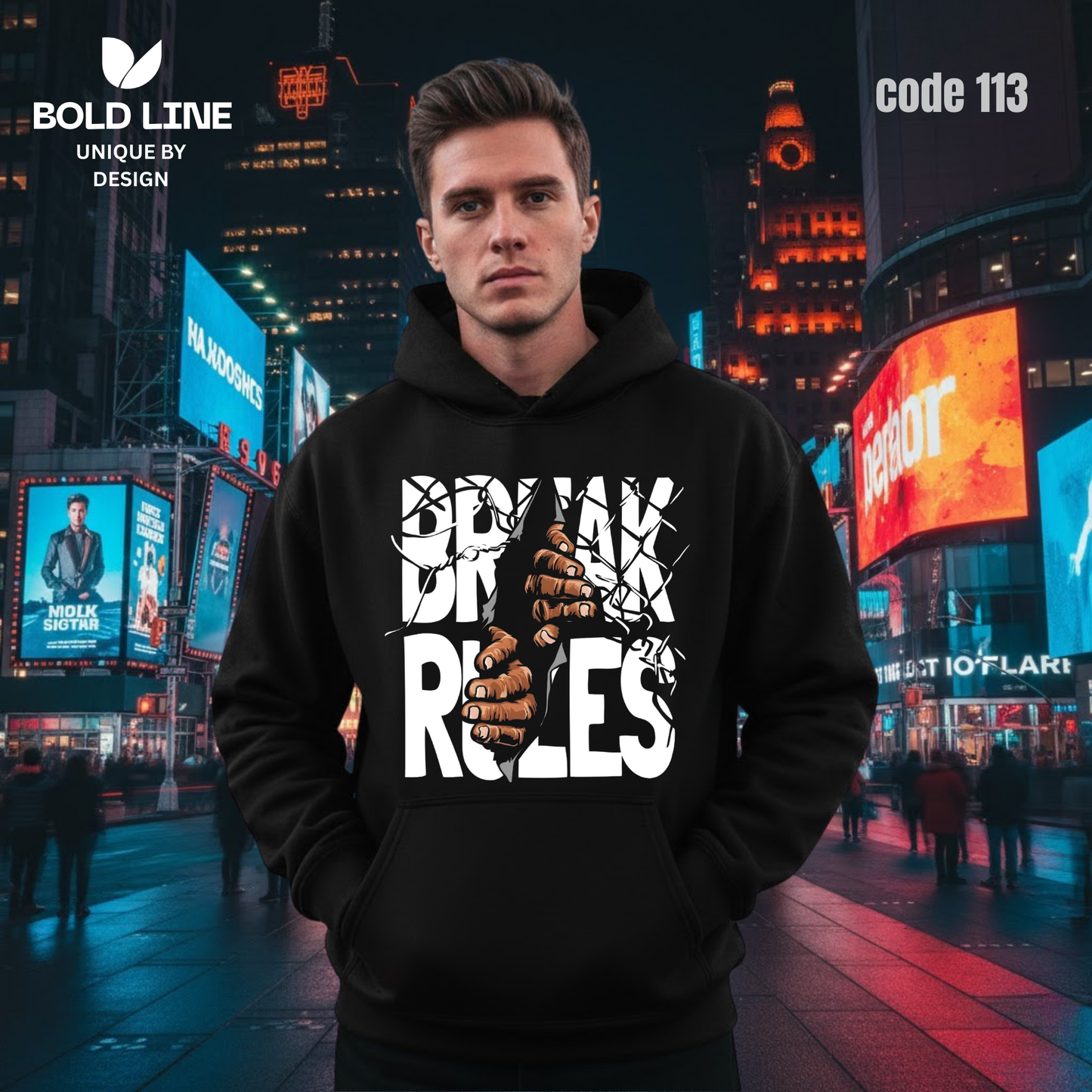 Hoodie Model 113 | Regular Fit – Premium Winter Edition