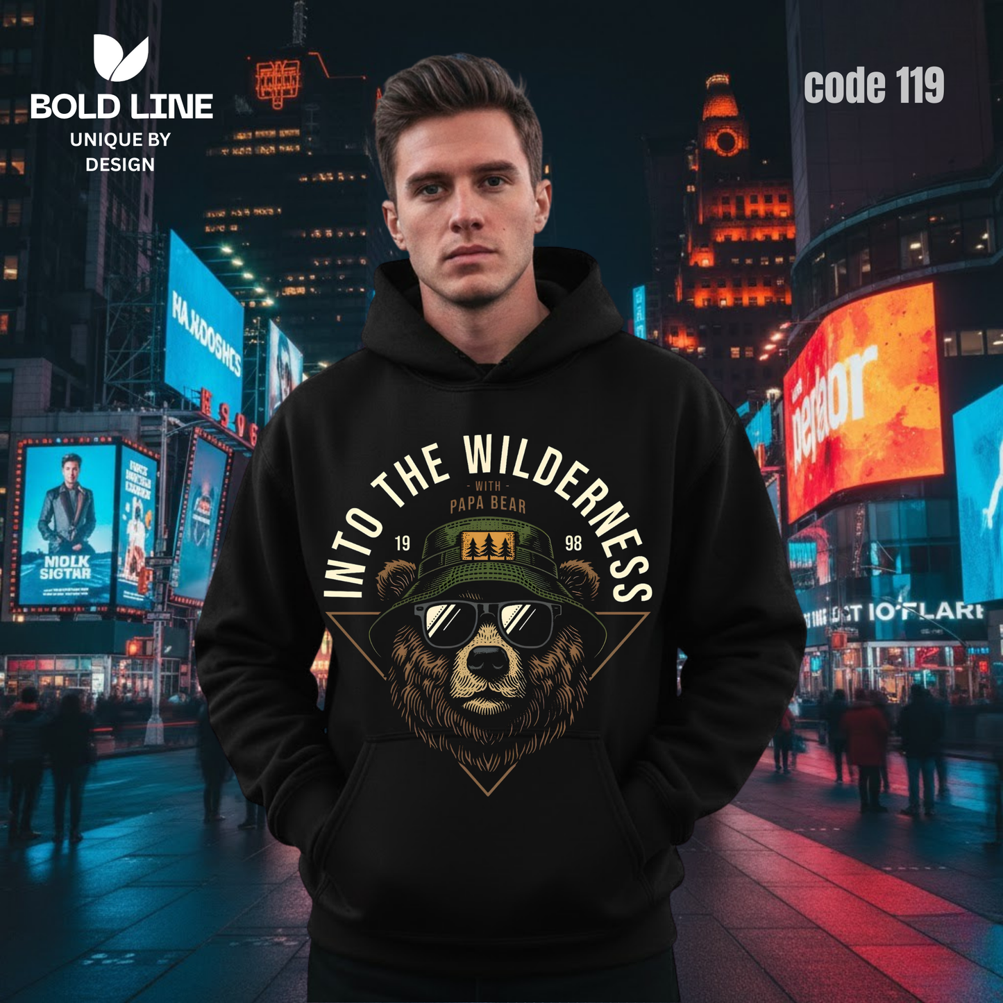 Hoodie Model 119 | Regular Fit – Premium Winter Edition