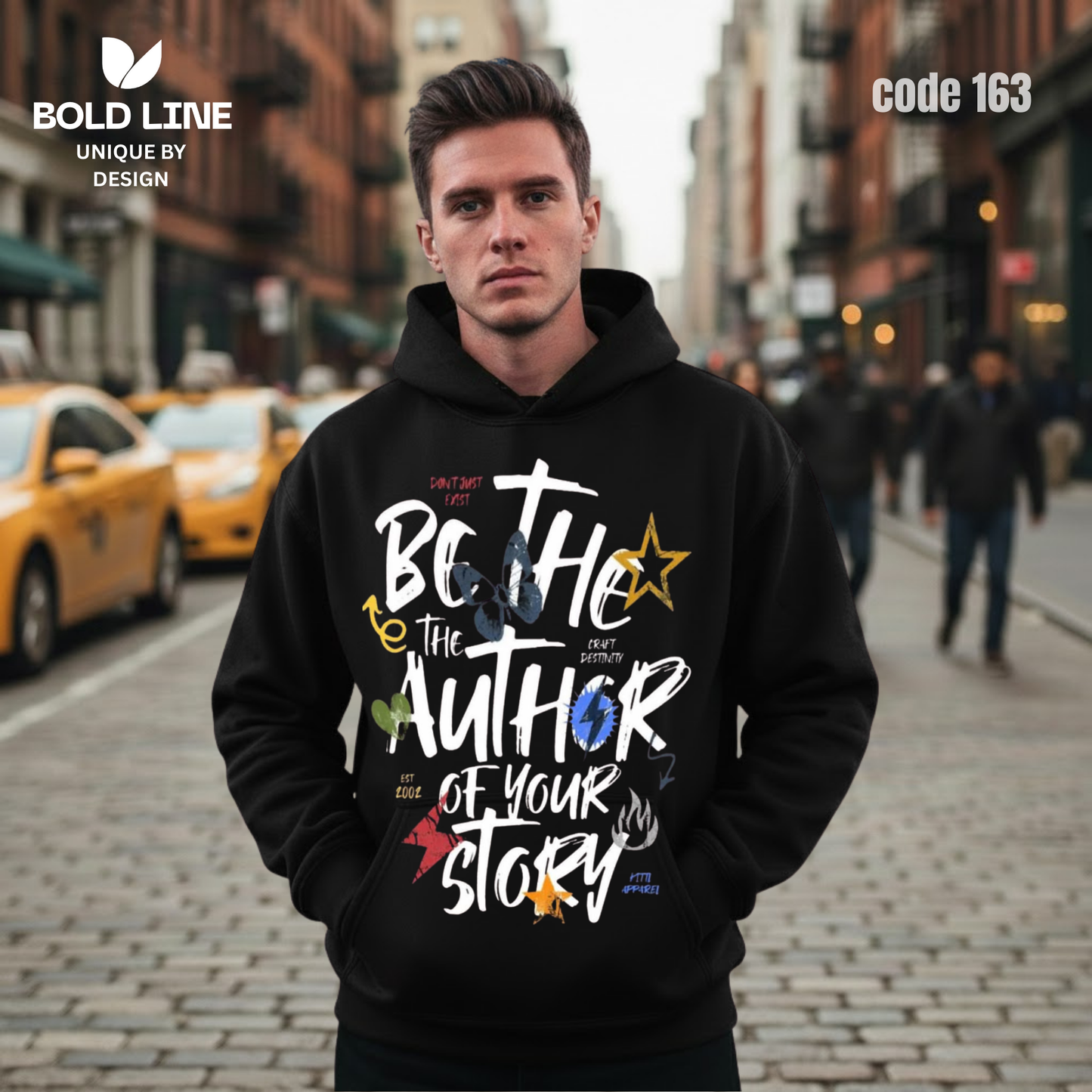 Hoodie Model 163 | Regular Fit – Premium Winter Edition