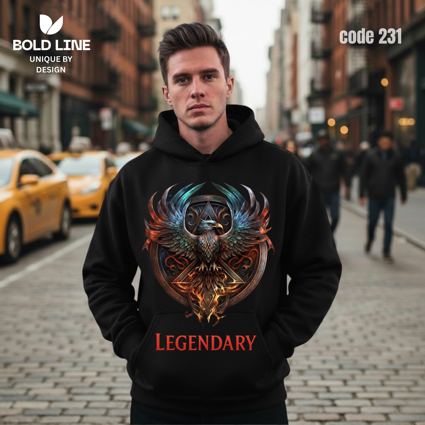 Hoodie Model 231 | Regular Fit – Premium Winter Edition