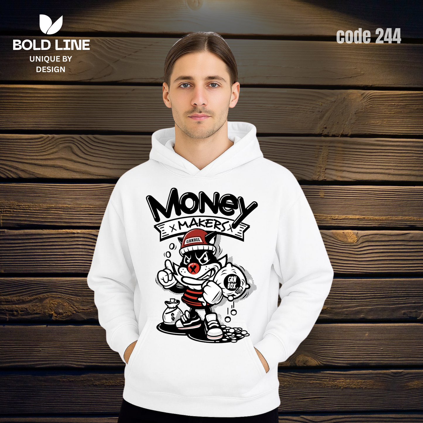 Hoodie Model 244 | Regular Fit – Premium Winter Edition