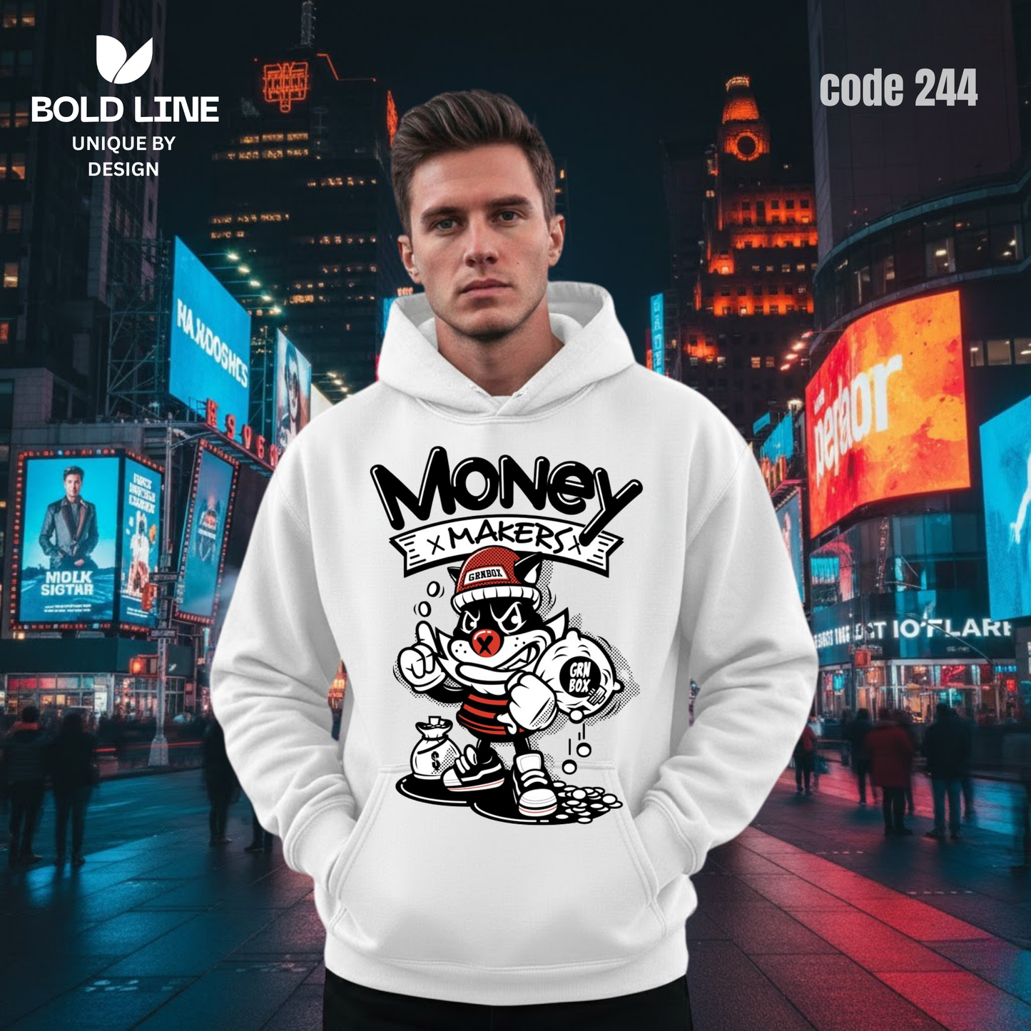 Hoodie Model 244 | Regular Fit – Premium Winter Edition