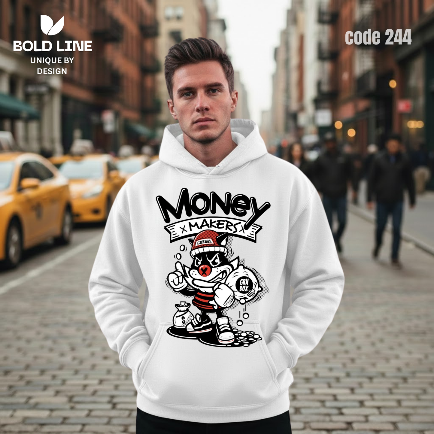 Hoodie Model 244 | Regular Fit – Premium Winter Edition